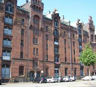 In der Speicherstadt von Hamburg