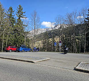 Parkplatz beim Aussichtspunkt Kanzel