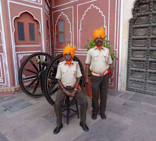 Überall wurde aufgepaßt