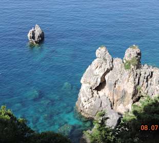 Klippe vom Kloster aus gesehen