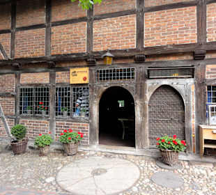 Eingang zur Spieker-Gaststätte