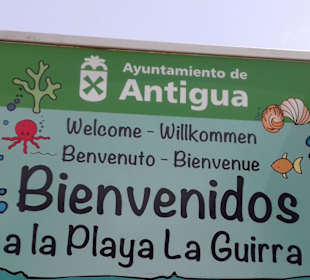 Playa de La Guirra in Caleta de Fuste