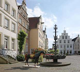 Brunnen auf dem Warendorfer Marktplatz