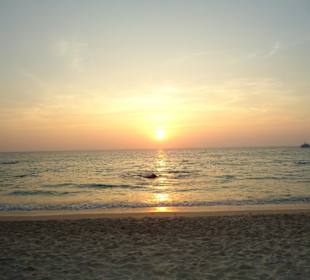 Sonnenuntergang am Strand