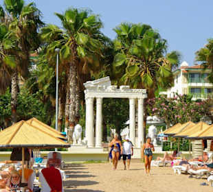 Vom Sunrise Richtung Side am Strand