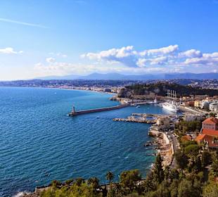 Ausblick auf Nizza