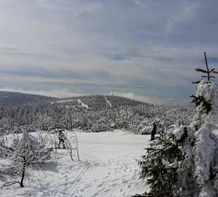 Blick vom Fichtelberg
