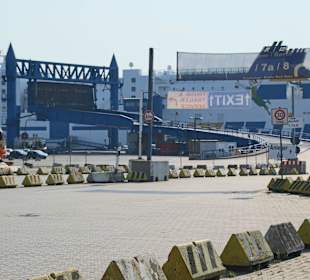 Auffahrtsrampe zur RoRo-Anlage