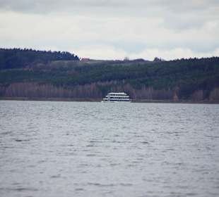 Die MS Brombach im Blick