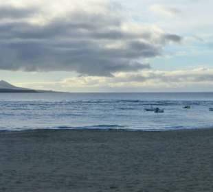 Playa de las Canteras am Abend