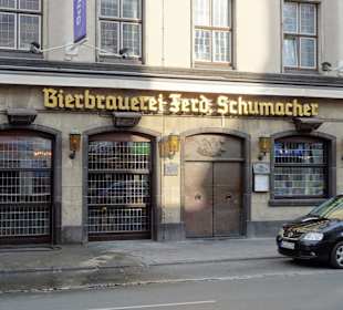 Außenansicht der Brauerei Schumacher
