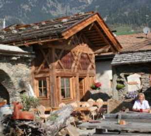 Sonnenterrasse des Dursterhofes