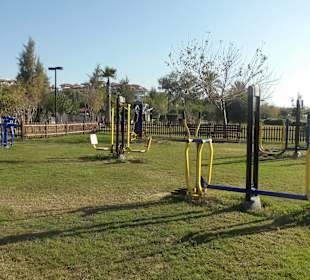 Etwas Geräteübungen ist auch möglich