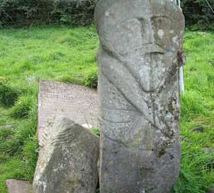 Caldragh Cemetery Stone Figures