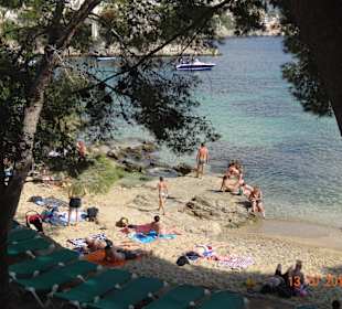 Ruhige Badebucht zum Relaxen