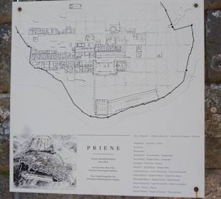 Stadtplan von Priene