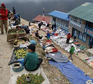 Blick auf die Marktterrassen