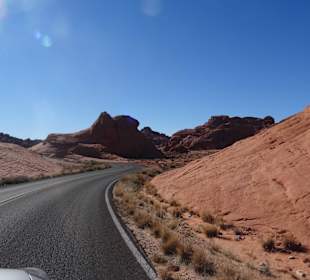 Im Valley of Fire unterwegs