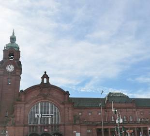 Beim Hauptbahnhof von Wiesbaden
