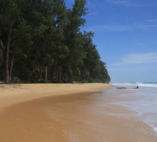 Strand für uns alleine, klares Wasser