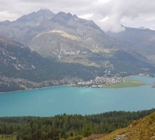 Silvaplanasee von oben