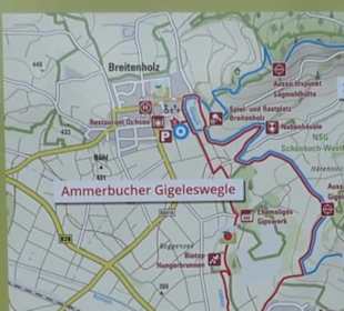 Wanderweg Ammerbucher Gigeleswegle