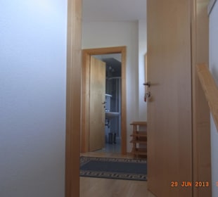 Eingang in die FeWo im Obergeschoss