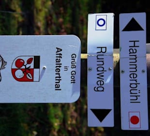 Affalterthal Kennzeichnungen überall
