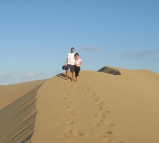 Die Dünenlandschaft von Maspalomas/Playa del Ingles