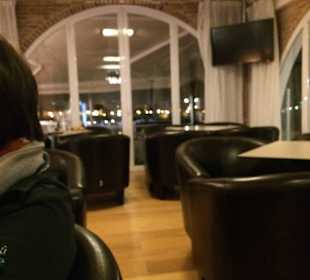 Lounge mit Ledersessel