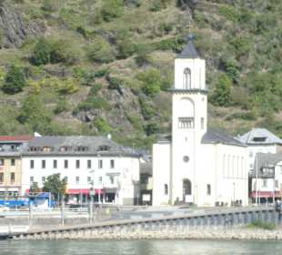 Die evangelische Kirche von St. Goarshausen