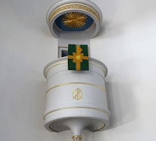 Die Kanzel der Martinskirche