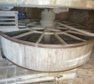 Antrieb Mittelalter-Lastenaufzug