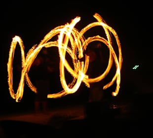 Feuershow 2x am Abend