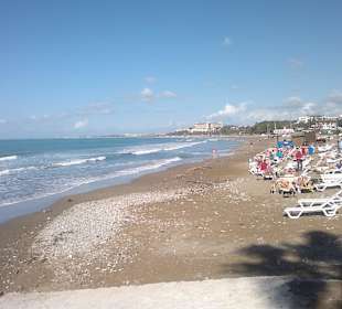 Da liegen wir in Sorgun schöner am Strand