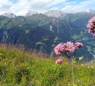 Blick vom Sennigrat bei Schruns im Montafon