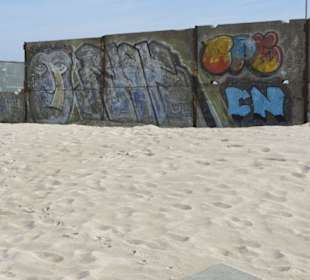 Familienstrand mit Windschutz