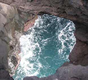 Brandung in einem "Kessel"