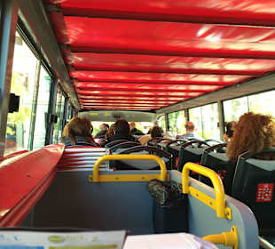 On the upper deck