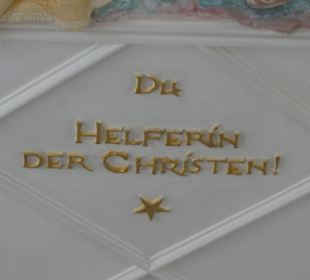 An der Kapellendecke