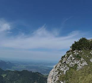 Ausblick vom Hochfelln