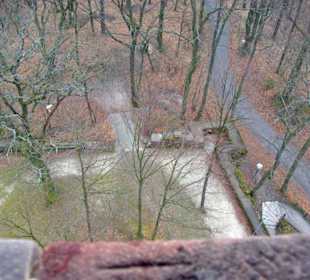 Aussicht von oben nach unten