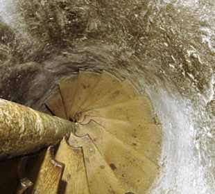 Wendeltreppe in der Wallfahrtskirche Gügel