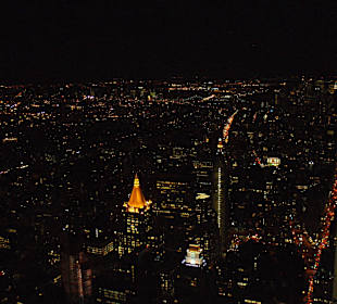 Nachtblick vom Empire State Building
