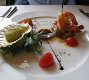 Die geteilte Vorspeise.