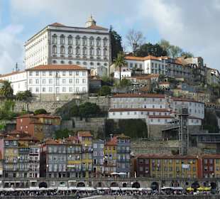 Blick von Vila Nova de Gaia nach Porto