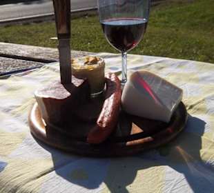 Ein schöner Rastplatz, da kann man Brotzeit machen