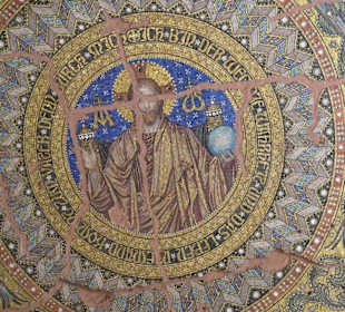 Mosaik in der Turmruine der Gedächtniskirche