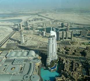 Blick vom Burj Khalifa