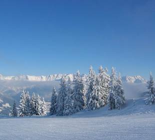 Blick Asitz-Bergstation auf die Steinberge